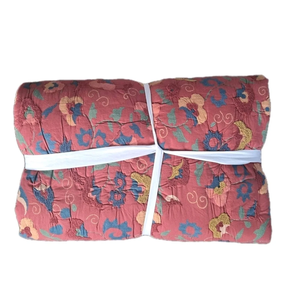Pottery Barn Mazie Suzani Full Queen Quilt NWT